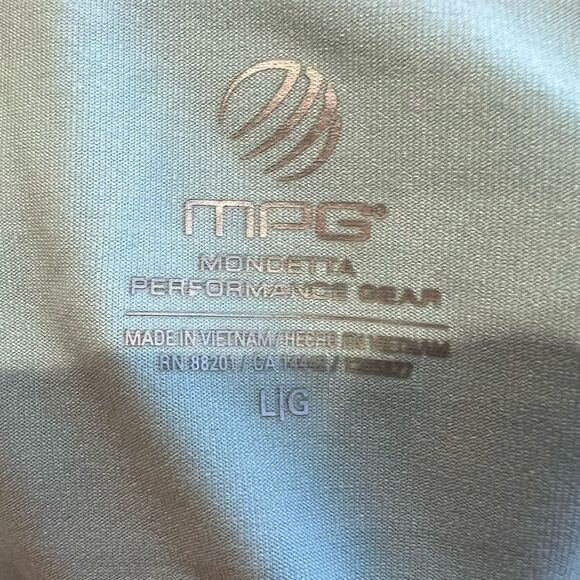MPG Mondetta Performance Gear Travel Athletic Sundress Size Large Blue - Picture 5 of 16